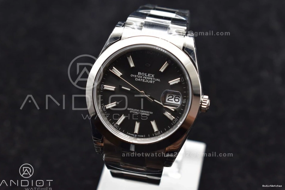 VSF SS Edition 904L 126330 VS Effortless 1:1 41 Dial DateJust Rhodium On Best Bracelet 597 Grey Oyster 0915